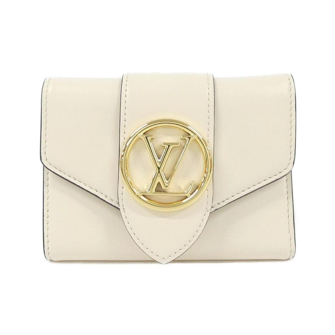 Louis Vuitton Portefeuille LV Pont Neuf Compact M69176 Wallet: --- Catalog ---Category: SizeSize (HxWxD): 9cm x 12cm x 3cm / 3.54'' x 4.72'' x 1.18''Category: DesignType: Long wallet (bi-fold)Color: BeigeGender: WomenMaterial: Leather Category: GeneralBrand: Loui