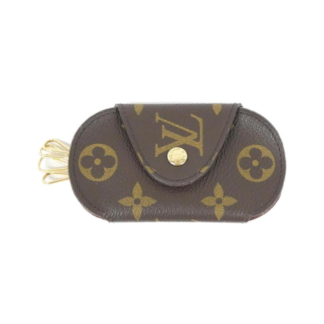 Louis Vuitton Monogram Multicles Long PM M60115 Key Case: --- Catalog ---Category: DesignType: KeycaseColor: MarronGender: WomenMaterial: Coated canvas Category: GeneralBrand: Louis VuittonCategory: Physical PropertiesSize (HxWxD): 7cm x 11cm x 1cm / 2.75'' 