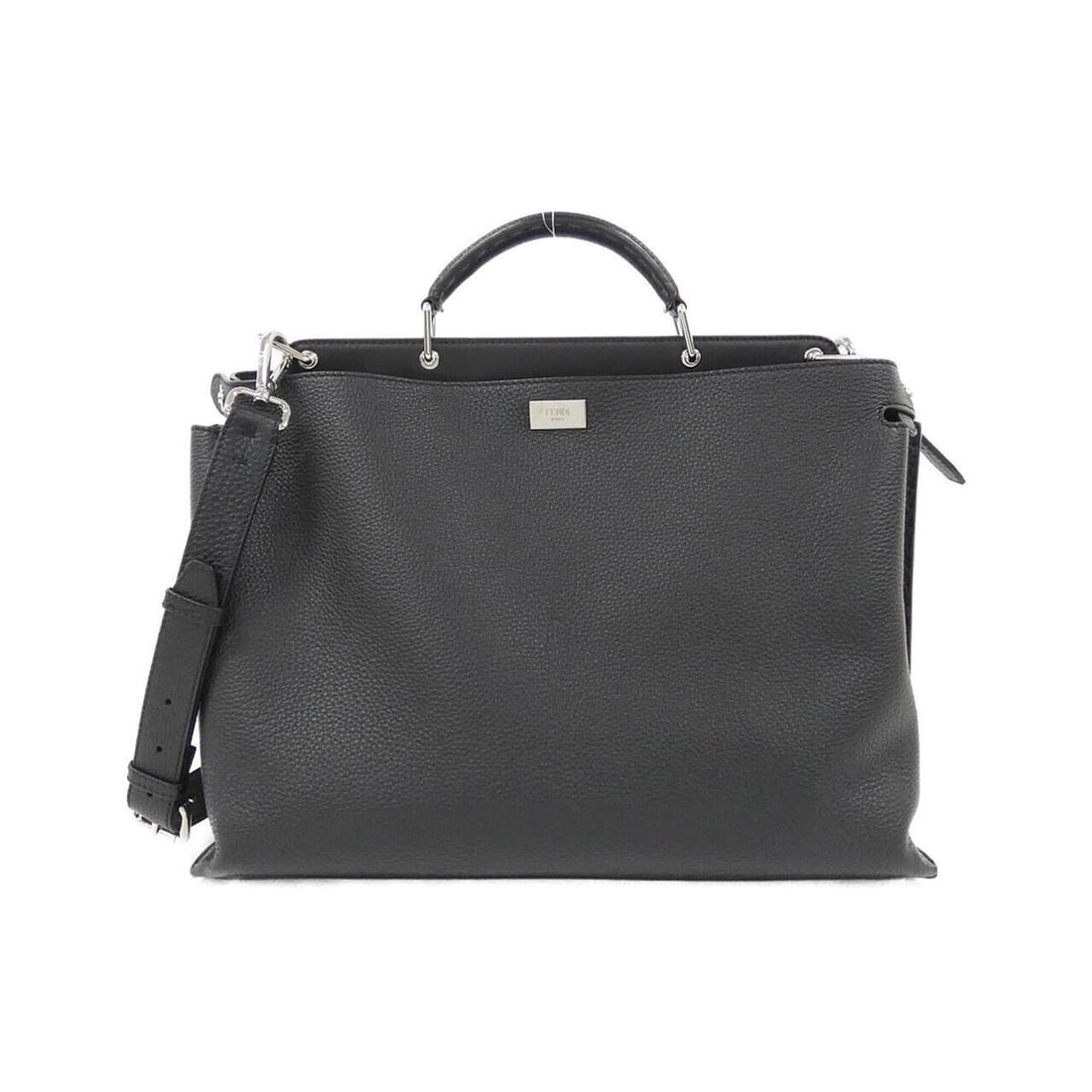 Fendi SELLERIA Peekaboo Essential 7VA476 A91A Handbag: --- Catalog ---Category: SizeSize (HxWxD): 30cm x 41cm x 13cm / 11.81'' x 16.14'' x 5.11''Category: DesignType: HandbagColor: BlackGender: Women,MenMaterial: Leather Leather/Fur Type: CalfskinCategory