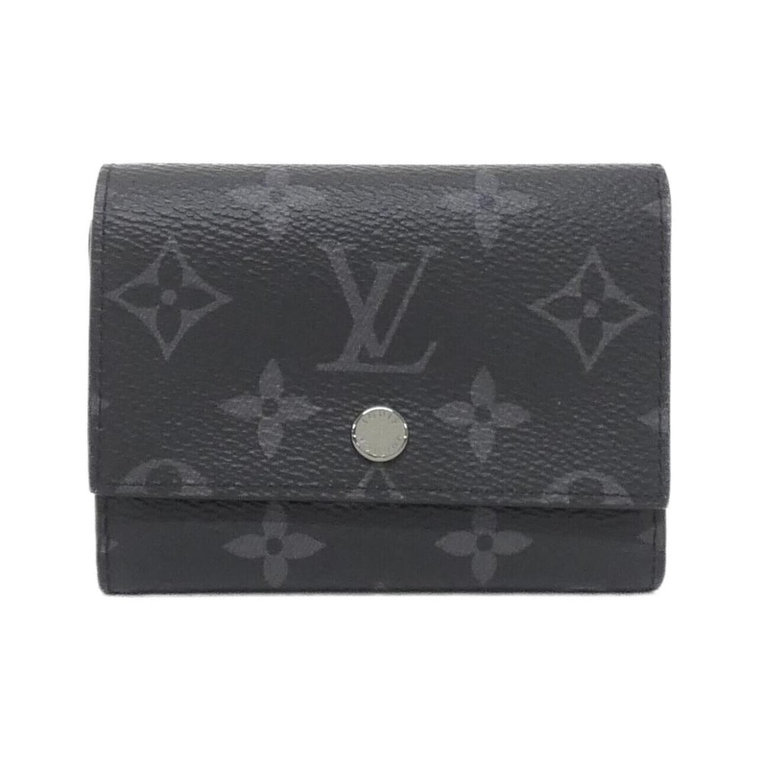 Louis Vuitton Monogram Eclipse Victor Wallet M12598: --- Catalog ---Category: SizeSize (HxWxD): 9cm x 11cm x 3cm / 3.54'' x 4.33'' x 1.18''Category: DesignType: Card walletColor: BlackGender: MenMaterial: Coated canvas Category: GeneralMPN: M12598Brand: