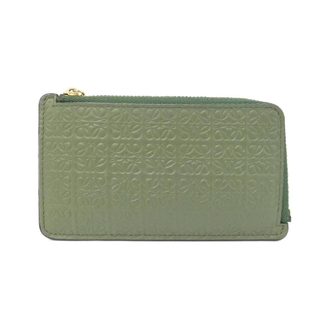 Loewe C499Z40X04 Wallet/Coin Case: --- Catalog ---Category: SizeSize (HxWxD): 7cm x 13cm x 1cm / 2.75'' x 5.11'' x 0.39''Category: DesignType: Coin purse/coin caseColor: GreenGender: WomenMaterial: Leather Leather/Fur Type: