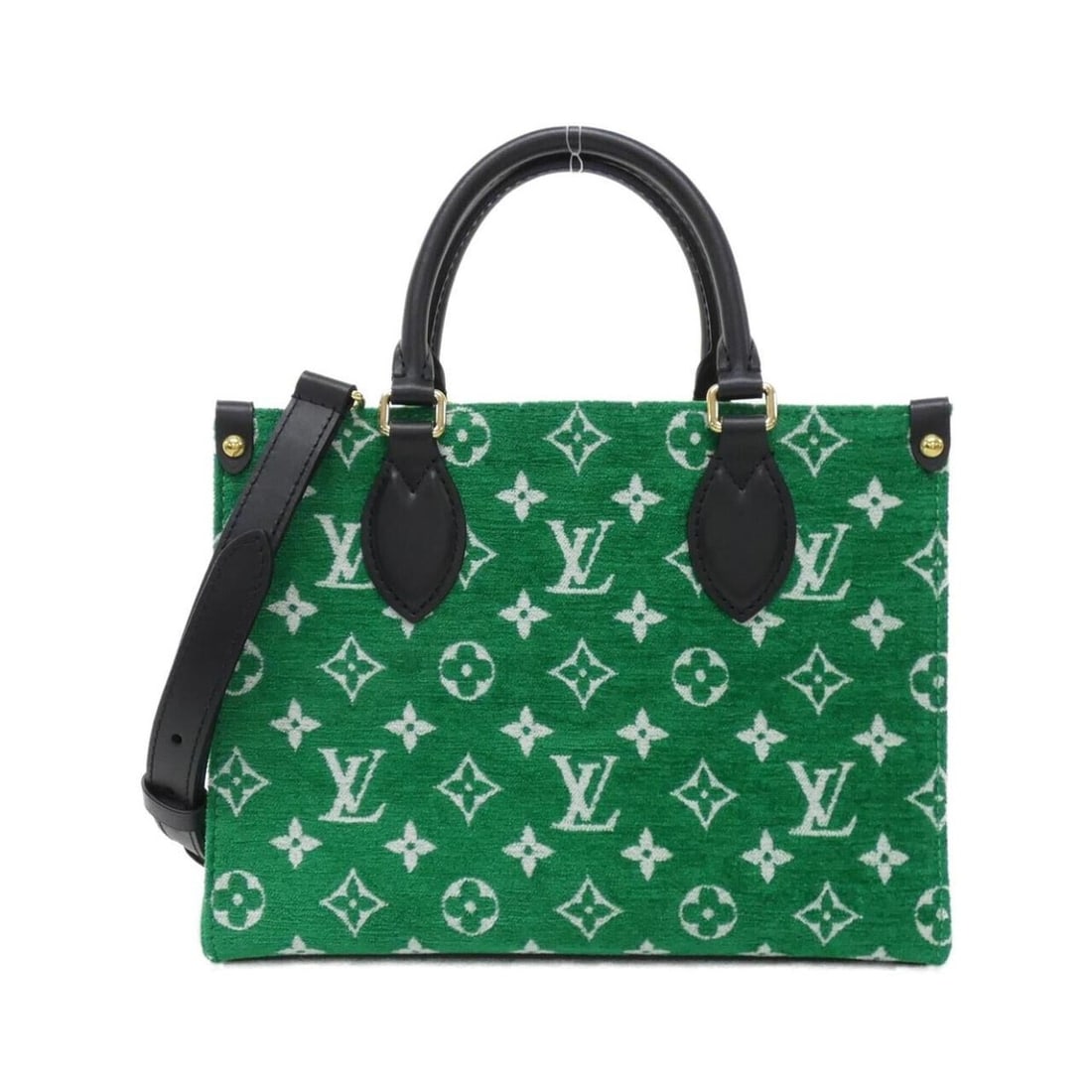 Louis Vuitton Monogram Jacquard Velvet OnTheGo PM M46216 Handbag: --- Catalog ---Category: SizeSize (HxWxD): 19cm x 25cm x 11cm / 7.48'' x 9.84'' x 4.33''Category: DesignType: HandbagColor: GreenGender: Women,MenMaterial: Jacquard Category: GeneralBrand: Louis