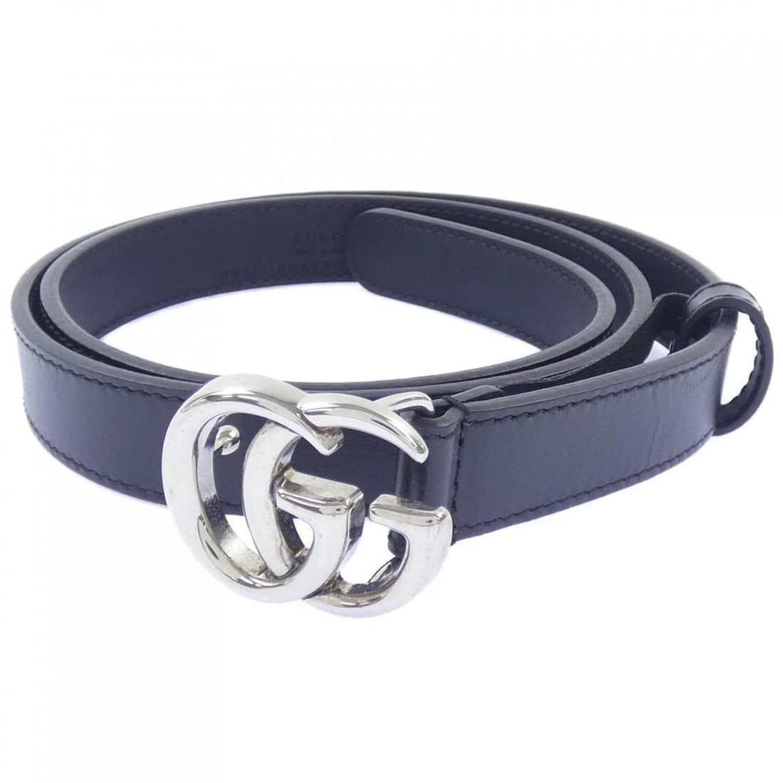 Gucci 409417 Belt: --- Catalog ---Category: SizeLength: 69.5cm - 80cm / 27.36'' - 31.49''Category: DesignType: Standard beltColor: BlackGender: WomenCategory: GeneralBrand: Gucci--- Item List ---Section: