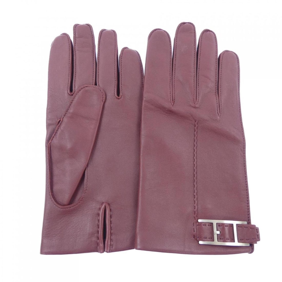 Hermes gloves: --- Catalog ---Category: SizeHand Width: 21cm / 8.26''Total Length: 23.5cm / 9.25''Category: DesignType: Warm glovesColor: Red colorGender: WomenCategory: GeneralBrand: Hermes--- Item List ---Section: