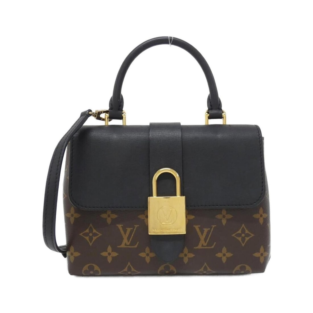 Louis Vuitton Monogram Rocky BB M44141 Handbag: --- Catalog ---Category: SizeSize (HxWxD): 16cm x 21cm x 8cm / 6.29'' x 8.26'' x 3.14''Category: DesignType: HandbagColor: Black, MarronGender: WomenMaterial: Coated canvas , Leather Leather/Fur Type: