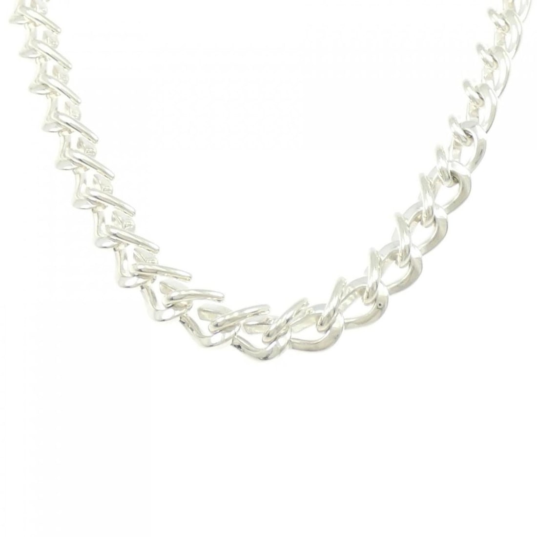 Tiffany Forge Medium Necklace: --- Catalog ---Category: SizeNeck Circumference: 46 cm / 18.11''Category: DesignGender: WomenMaterial: Silver 925Necklace Type: NecklaceCategory: GeneralBrand: Tiffany--- Item List ---Section: