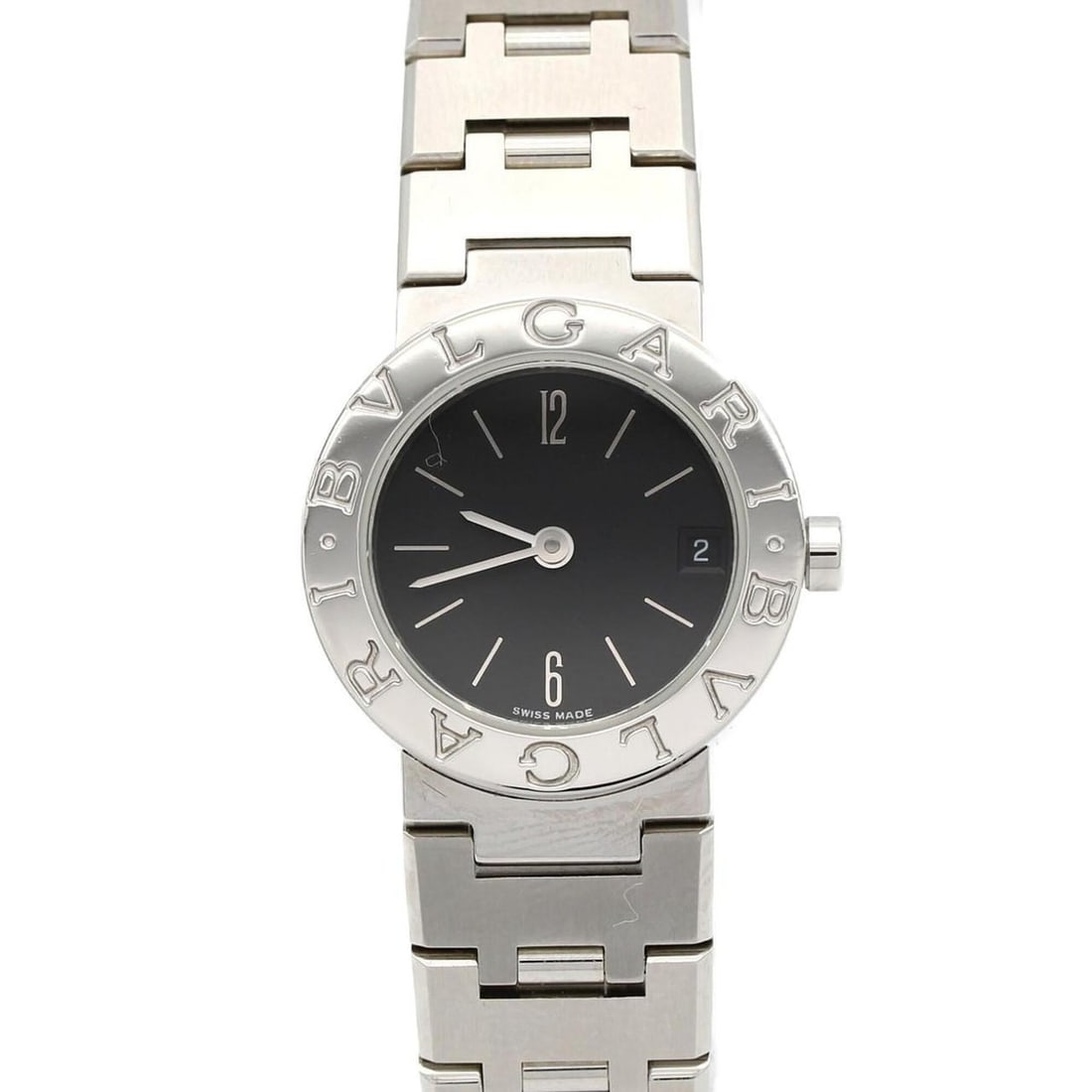 Bulgari BB23SS BB23SSD SS Quartz Watch: --- Catalog ---Category: SizeWrist Size: 15.5cm / 6.1''Case Diameter: 23mm / 0.91''Category: DesignType: WristwatchGender: WomenColor (Dial): BlackMaterial (Band): Stainless steelMaterial (Case):