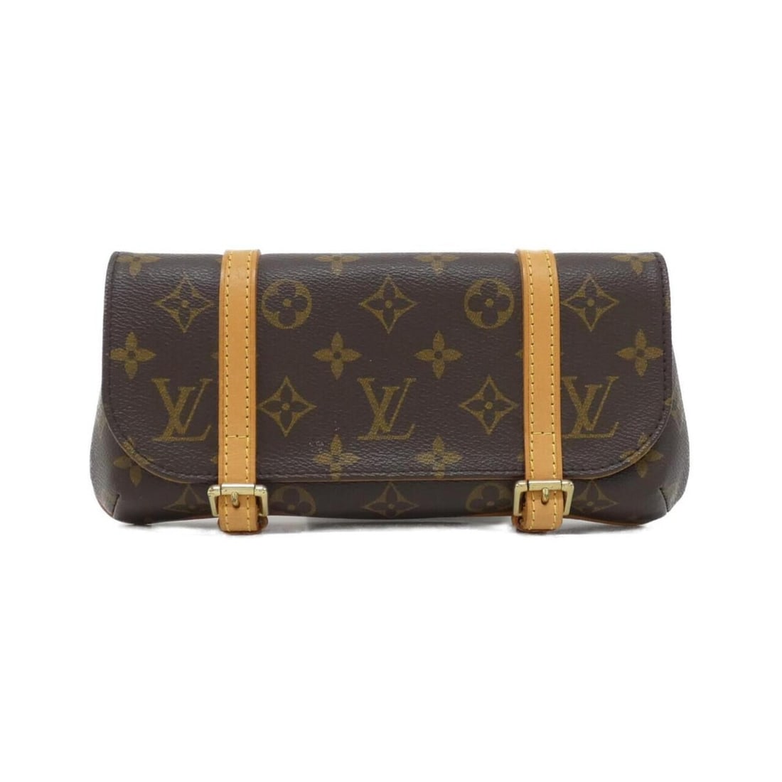 Louis Vuitton Monogram Pochette Marelle M51159 Waist Bag: --- Catalog ---Category: SizeSize (HxWxD): 10cm x 24cm x 3cm / 3.93'' x 9.44'' x 1.18''Category: DesignType: Fanny pack, PochetteColor: Marron, MonogramGender: WomenMaterial: Monogram Category: Genera