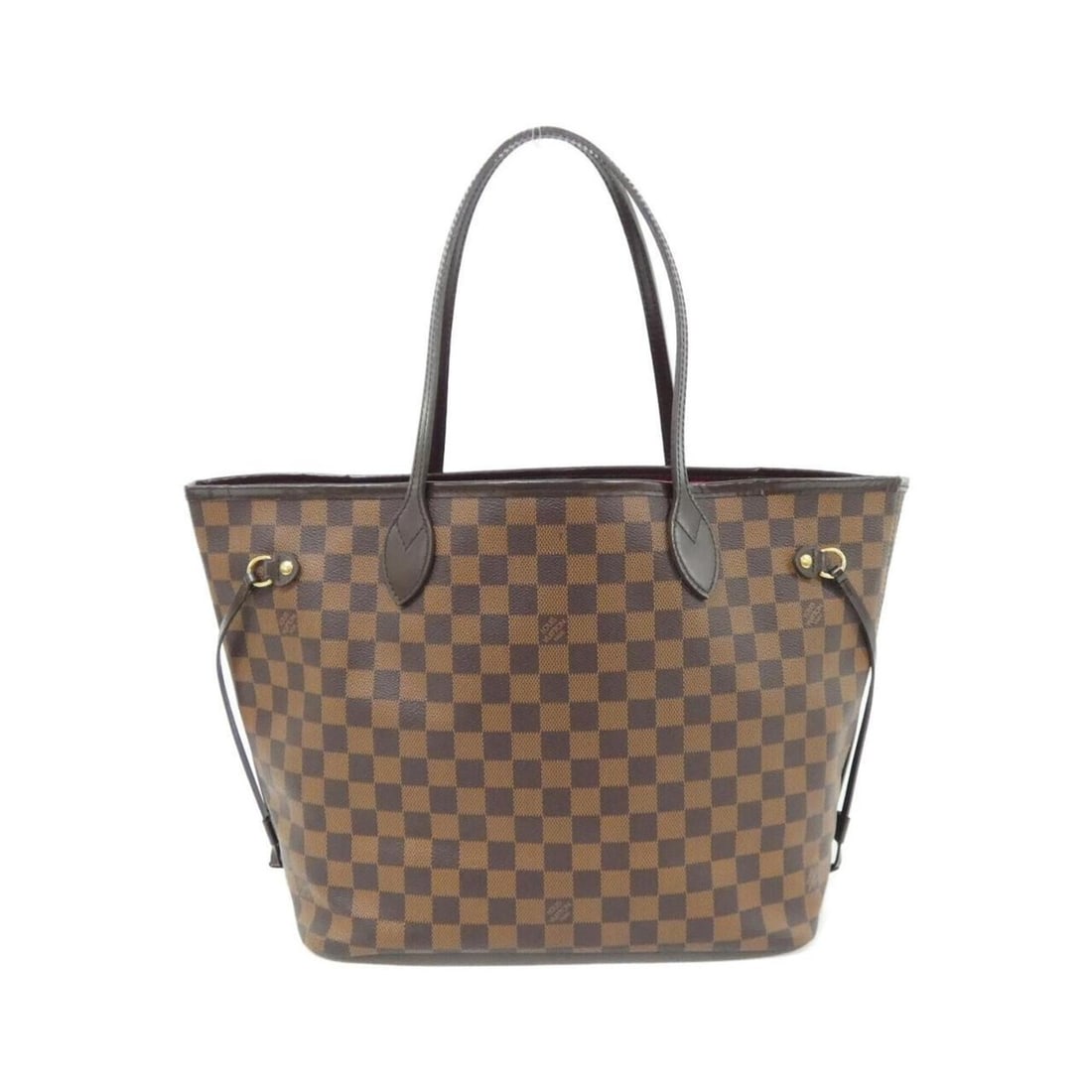 Louis Vuitton Damier Neverfull MM N41358 Handbag: --- Catalog ---Category: SizeSize (HxWxD): 28cm x 47cm x 17cm / 11.02'' x 18.5'' x 6.69''Category: DesignType: HandbagColor: Damier Canvas, EbeneGender: WomenMaterial: Coated canvas Category: