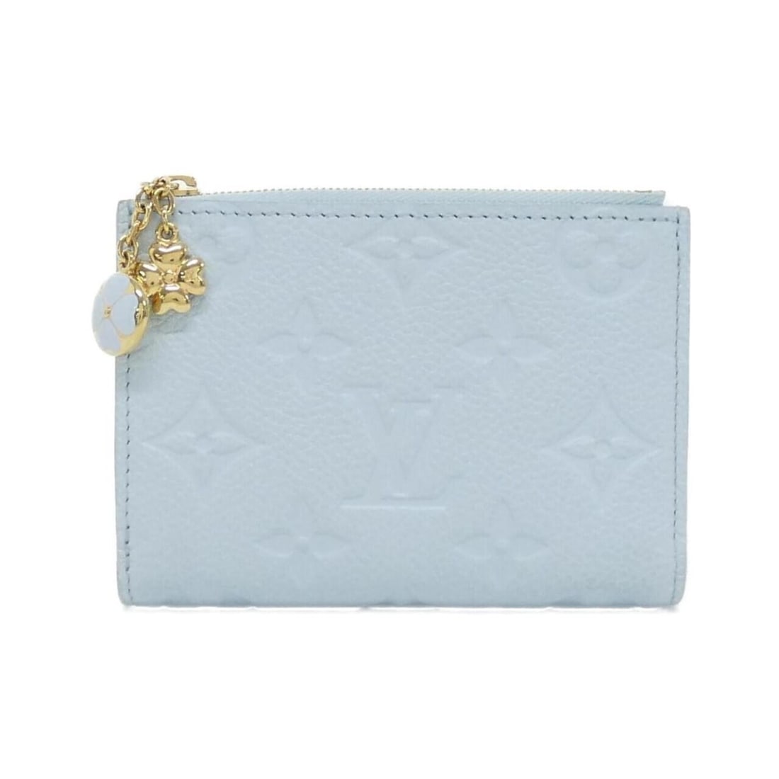 Louis Vuitton Monogram Empreinte Portefeuille Lisa M28049 Wallet: --- Catalog ---Category: SizeSize (HxWxD): 11cm x 9cm x 2cm / 4.33'' x 3.54'' x 0.78''Category: DesignType: Wallet (bi-fold)Color: Sky blueGender: WomenMaterial: Monogram Empreinte Category: