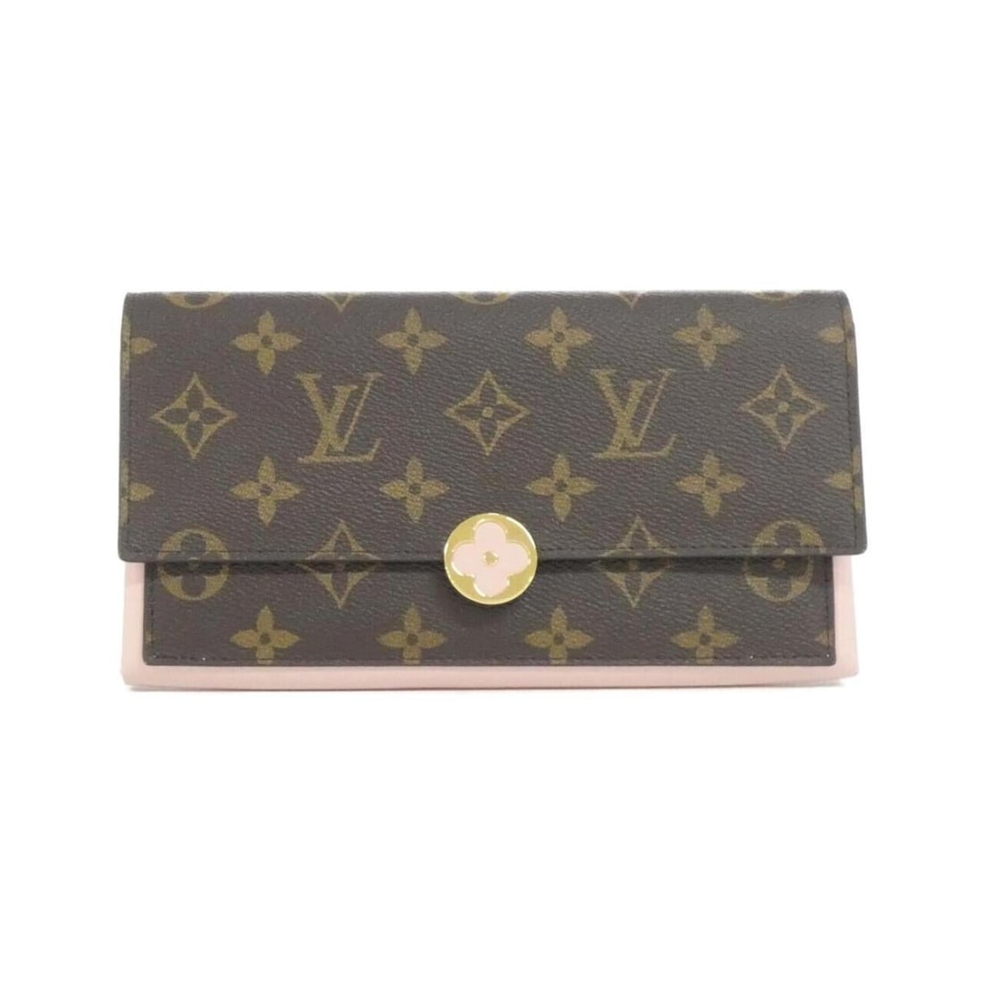 Louis Vuitton Monogram Portefeuille Flore M64586 Wallet: --- Catalog ---Category: SizeSize (HxWxD): 11cm x 20cm x 2.5cm / 4.33'' x 7.87'' x 0.98''Category: DesignType: Long wallet (bi-fold)Color: Marron, Monogram, Rose ballerineGender: WomenMaterial: