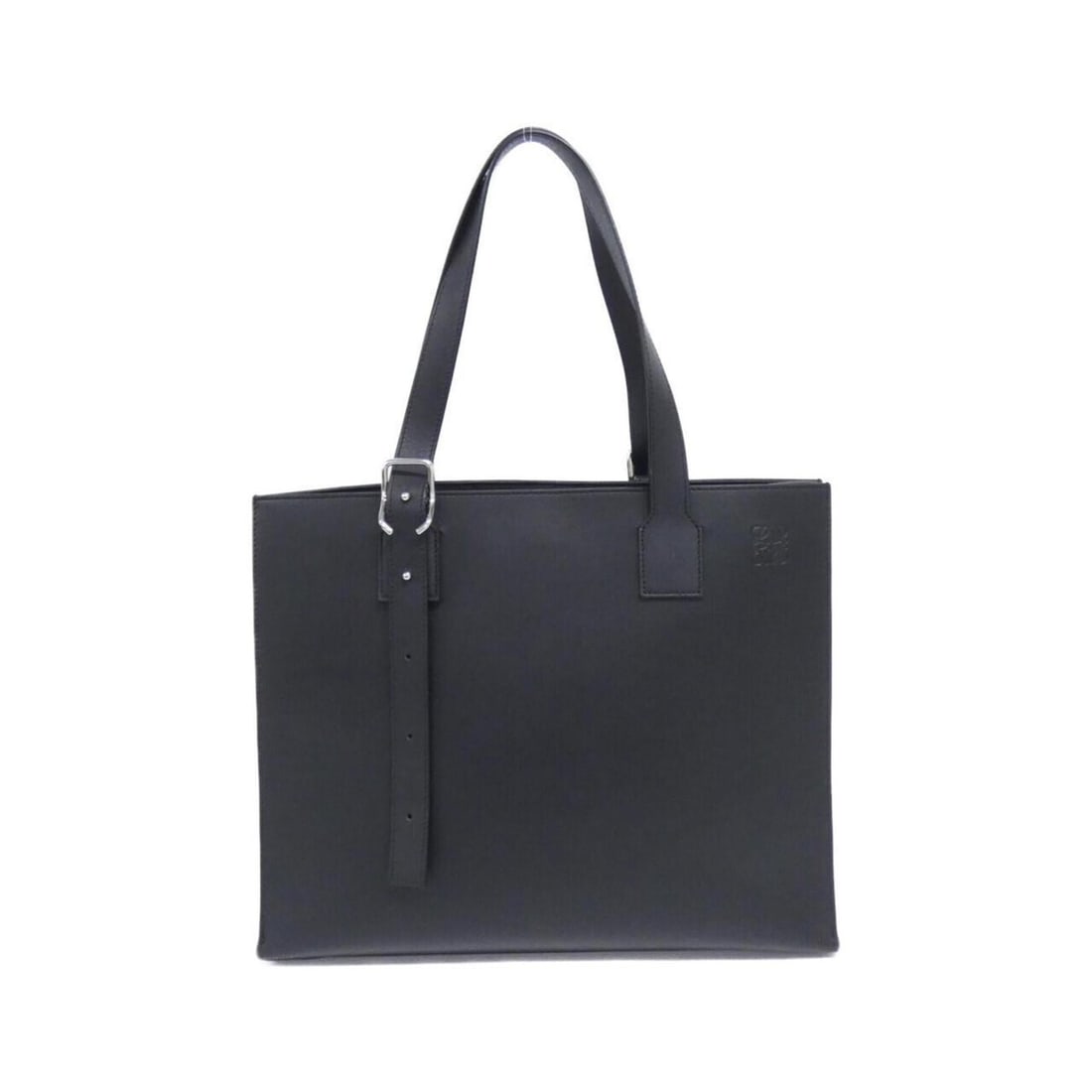 Loewe Buckle Horizontal Tote B692K96X06 Handbag: --- Catalog ---Category: SizeSize (HxWxD): 31cm x 40cm x 9cm / 12.2'' x 15.74'' x 3.54''Category: DesignType: HandbagColor: BlackGender: WomenMaterial: Leather Leather/Fur Type: CalfskinCategory: Gene