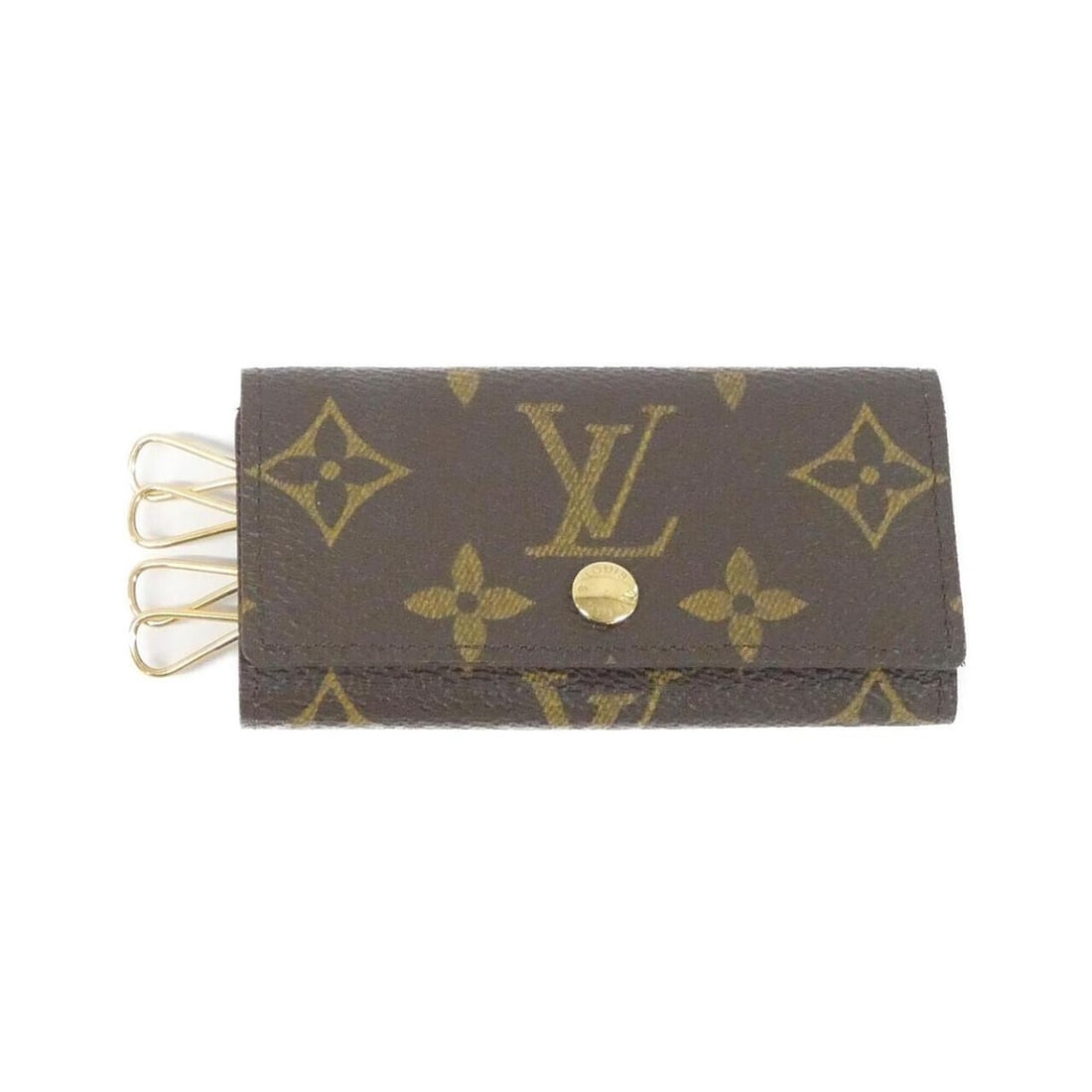 Louis Vuitton Monogram Multicles M62631 Key Case: --- Catalog ---Category: DesignType: KeycaseColor: MarronGender: Men,WomenMaterial: Coated canvas Category: GeneralMPN: M62631Brand: Louis VuittonCategory: Physical PropertiesSize (HxWxD): 6cm x 11cm 