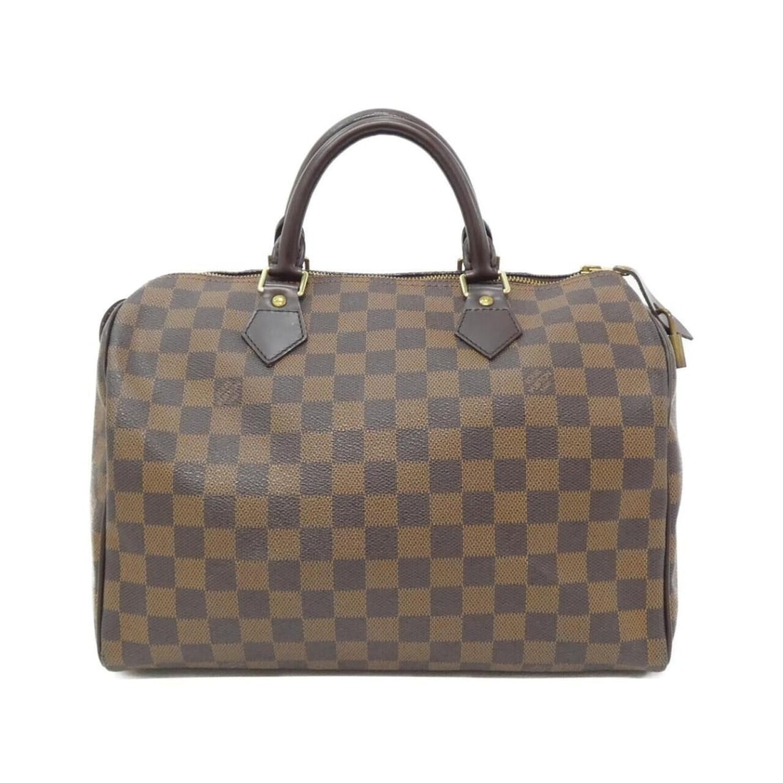 Louis Vuitton Damier Speedy 30cm N41531 Boston Bag: --- Catalog ---Category: SizeSize (HxWxD): 21cm x 30cm x 17cm / 8.26'' x 11.81'' x 6.69''Category: DesignType: Boston bagColor: EbeneGender: WomenMaterial: Coated canvas Hardware Color: GoldCategory: 
