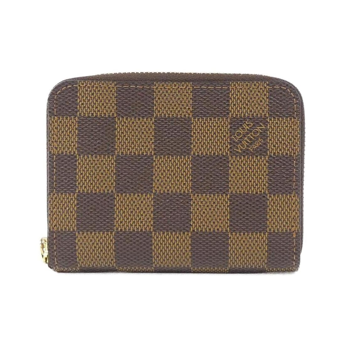 Louis Vuitton Damier Zippy Coin Purse N63070 Wallet/Coin Case: --- Catalog ---Category: SizeSize (HxWxD): 9cm x 11cm x 2cm / 3.54'' x 4.33'' x 0.78''Category: DesignType: Coin purse/coin caseColor: EbeneGender: Men,WomenMaterial: Coated canvas Category: GeneralMP