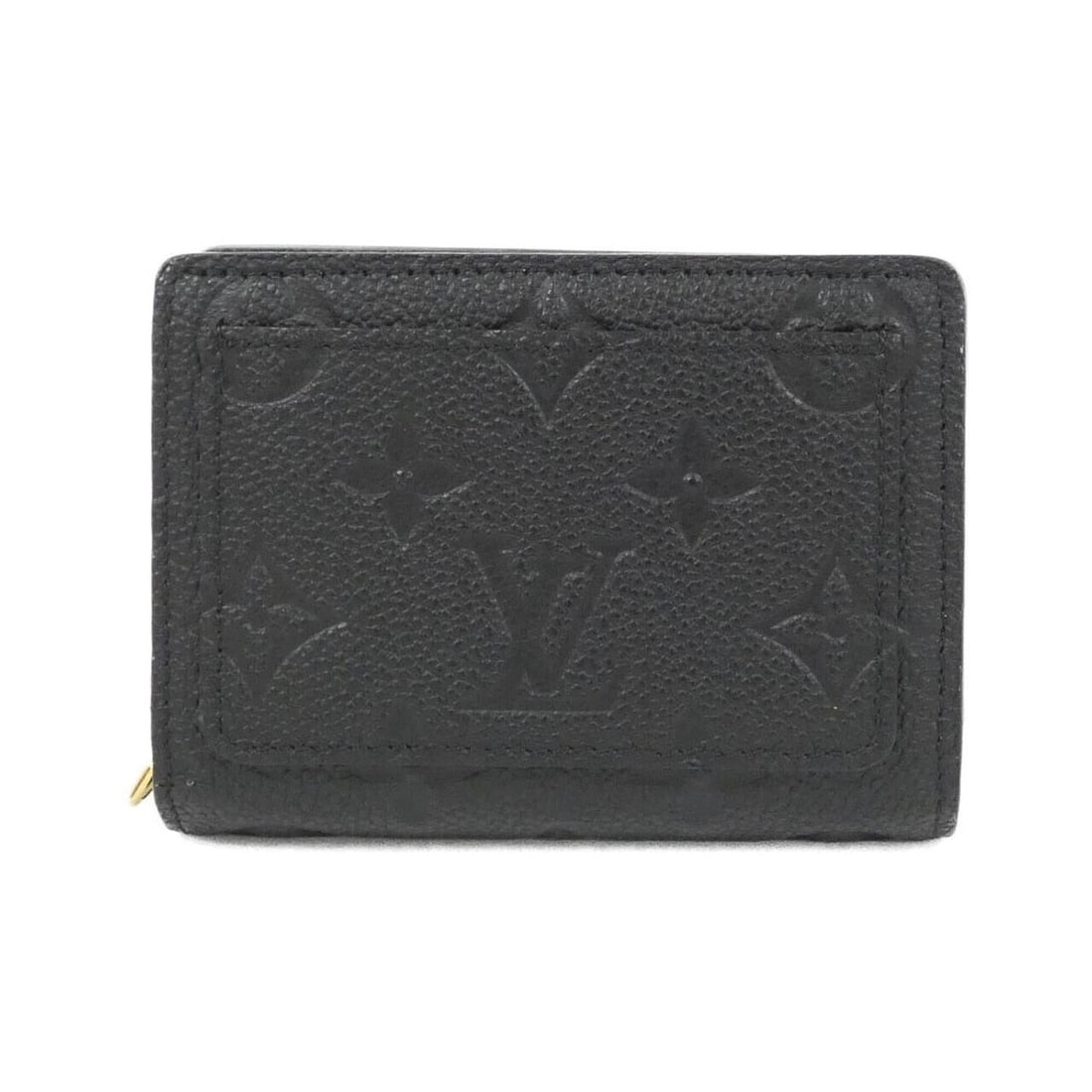 Louis Vuitton Monogram Empreinte Portefeuille Claire M80151 Wallet: --- Catalog ---Category: SizeSize (HxWxD): 9cm x 11cm x 3cm / 3.54'' x 4.33'' x 1.18''Category: DesignType: Wallet (bi-fold)Color: BlackGender: WomenMaterial: Leather Leather/Fur Type: Calf leatherCat