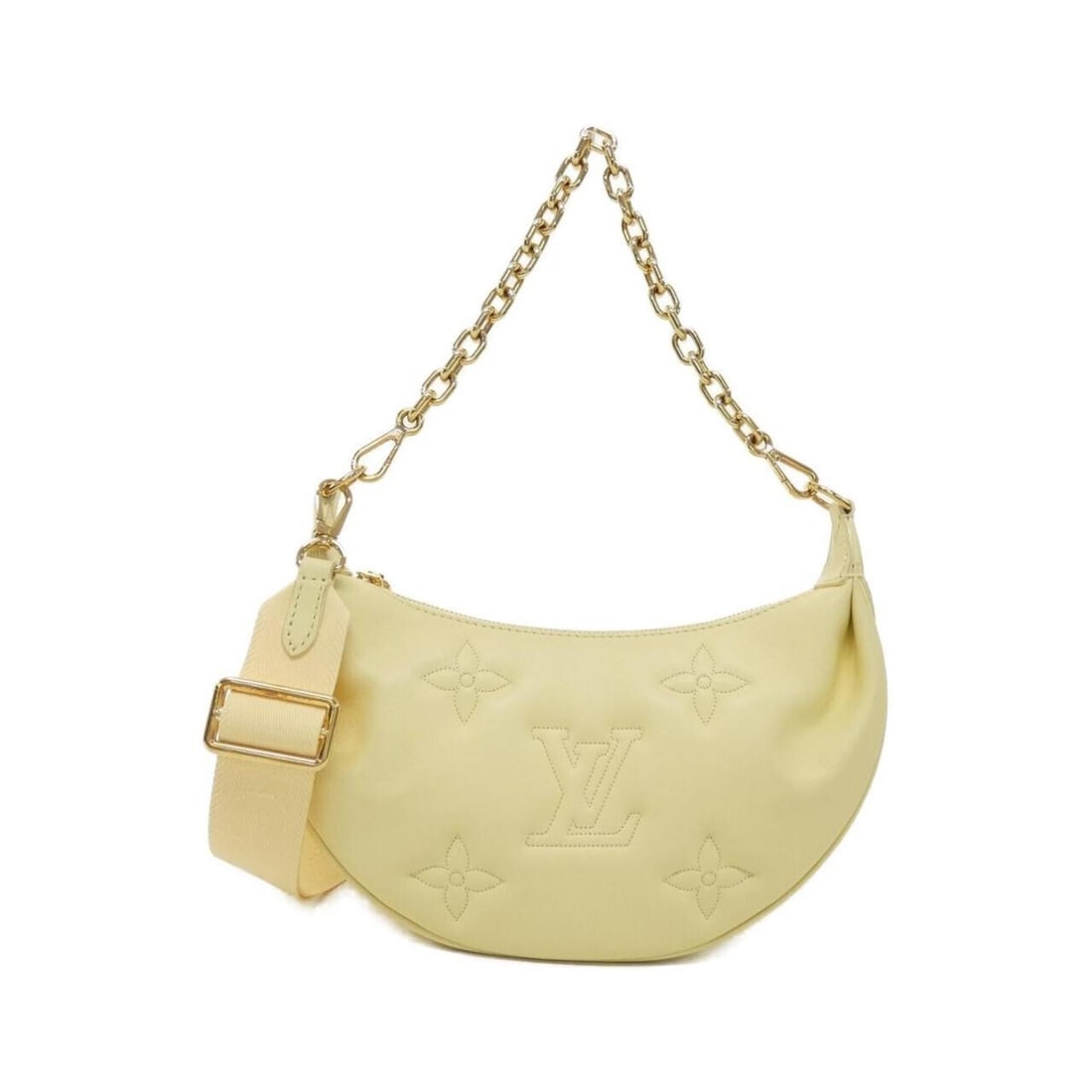 Louis Vuitton Bubble Glam Over the Moon M59823 Shoulder Bag: --- Catalog ---Category: SizeSize (HxWxD): 16cm x 27cm x 7cm / 6.29'' x 10.62'' x 2.75''Category: DesignType: Shoulder bagColor: YellowGender: WomenMaterial: Leather Hardware Color: GoldLeather/Fur Ty