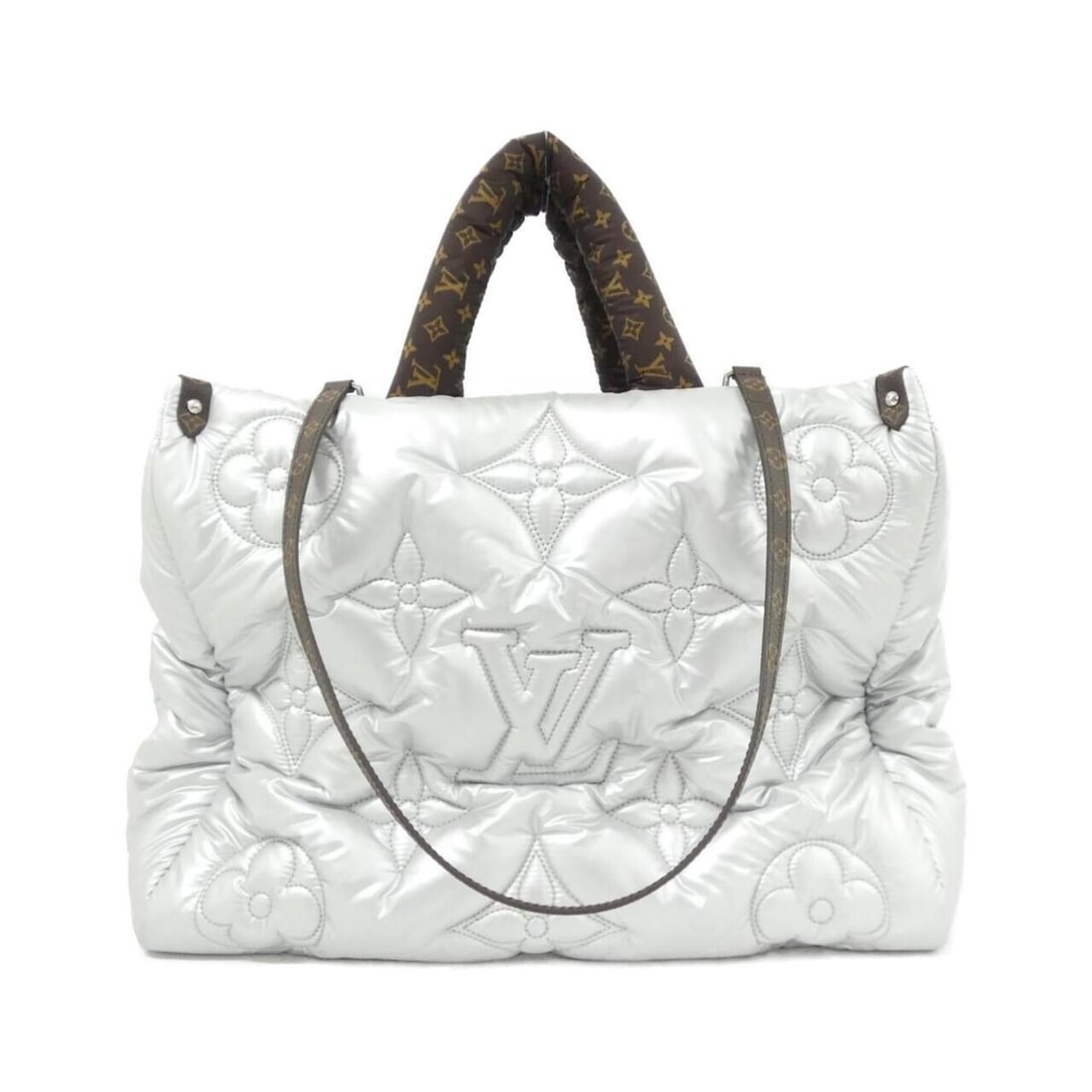 Louis Vuitton LV Pillow OnTheGo GM M21053 Handbag: --- Catalog ---Category: SizeSize (HxWxD): 34cm x 41cm x 19cm / 13.38'' x 16.14'' x 7.48''Category: DesignType: HandbagColor: SilverGender: Women,MenMaterial: Nylon Hardware Color: SilverCategory: Gen