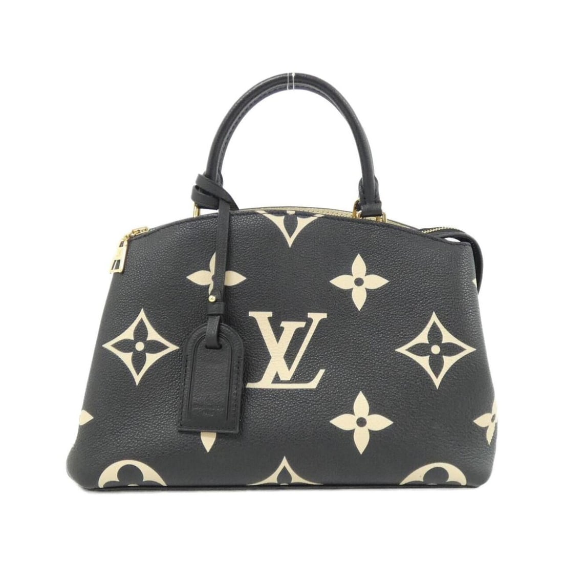 Louis Vuitton Bicolor Monogram Empreinte Petit Palais PM M58913 Handbag: --- Catalog ---Category: SizeSize (HxWxD): 21cm x 29cm x 12cm / 8.26'' x 11.41'' x 4.72''Category: DesignType: HandbagColor: Beige, BlackGender: WomenMaterial: Leather Leather/Fur Type: Calf leatherCa