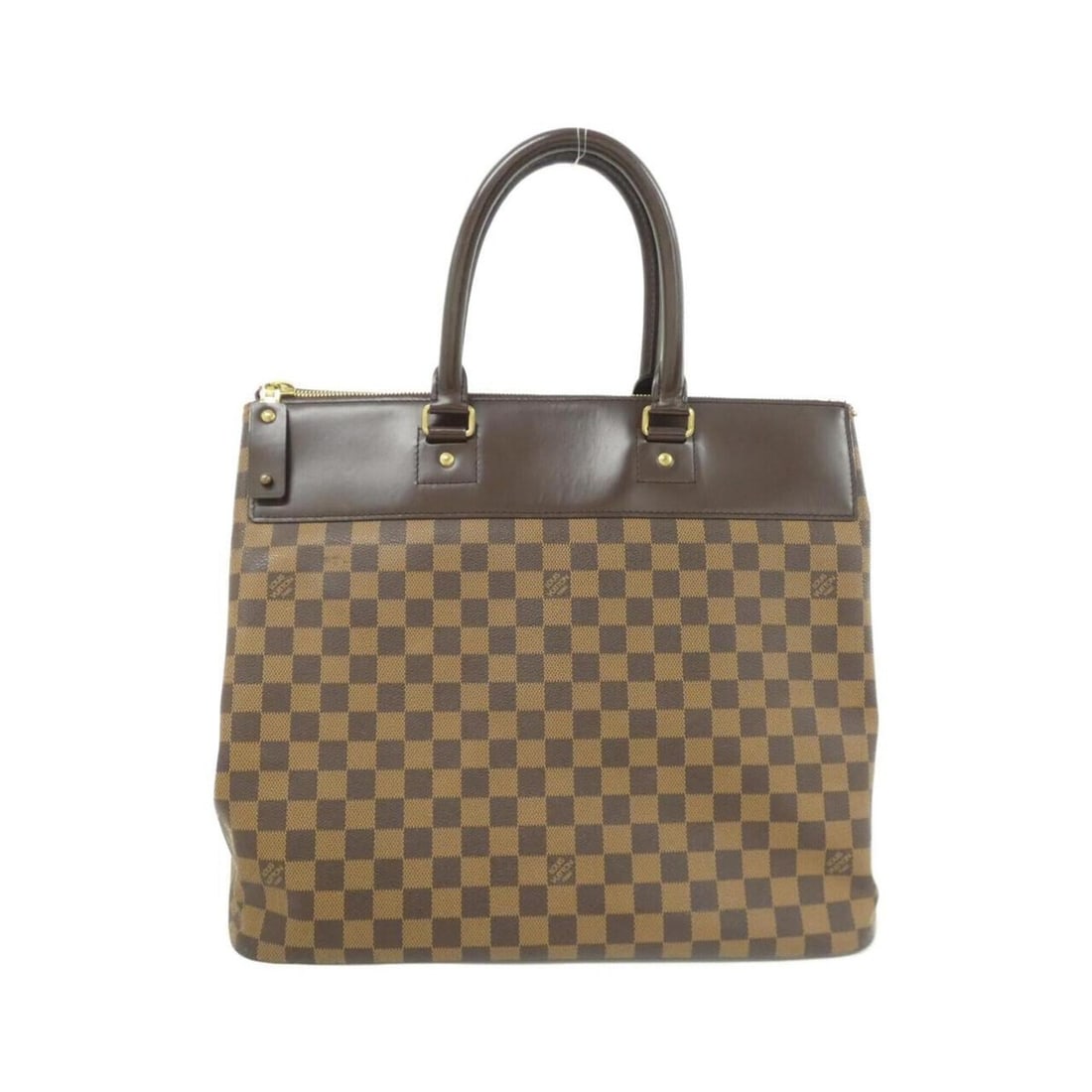 Louis Vuitton Damier Greenwich PM N41165 Boston Bag: --- Catalog ---Category: SizeSize (HxWxD): 34cm x 39cm x 23cm / 13.38'' x 15.35'' x 9.05''Category: DesignType: Boston bagColor: EbeneGender: Men,WomenMaterial: Coated canvas Hardware Color: GoldCateg