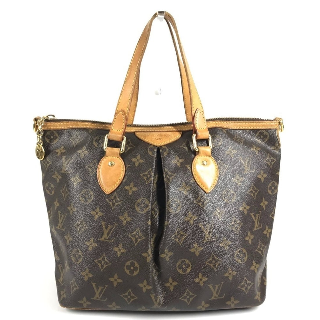 LOUIS VUITTON M40145 Monogram Palermo PM Handbag Shoulder Bag Canvas Men's Women's Brown: --- Catalog ---Category: SizeSize (HxWxD): 27cm x 28.5cm x 15.5cm / 10.62'' x 11.22'' x 6.1''Category: DesignType: Handbag, Shoulder bagColor: BrownGender: Men,WomenMaterial: Monogram , Canvas Categor