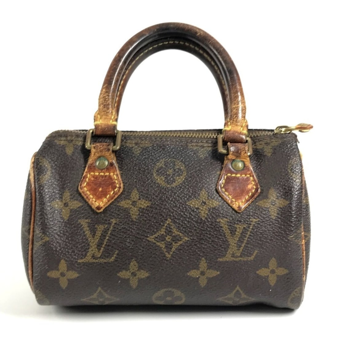 LOUIS VUITTON M41534 Monogram Mini Speedy Bag Boston Handbag Pouch Canvas Men's Women's Brown: --- Catalog ---Category: SizeSize (HxWxD): 9.5cm x 15cm x 6cm / 3.74'' x 5.9'' x 2.36''Category: DesignType: Boston bag, HandbagColor: BrownGender: Men,WomenMaterial: Canvas , Monogram Category: Gener