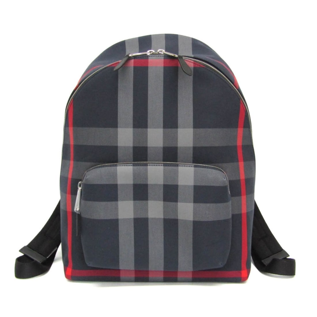 Burberry JEFF CHECK 80840571 Men,Women Cotton,Leather Backpack Gray,Navy: --- Catalog ---Category: SizeSize (HxWxD): 41cm x 31cm x 14cm / 16.14'' x 12.2'' x 5.51''Strap Length: 50cm - 84cm / 19.68'' - 33.07''Handle Length: 20cm / 7.87''Category: DesignType: BackpackColor:
