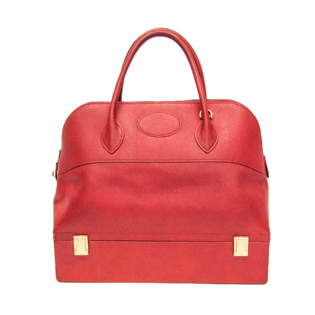 Hermes McPherson Women's Courchevel Leather Handbag Red Color: --- Catalog ---Category: SizeSize (HxWxD): 30cm x 34cm x 13cm / 11.81'' x 13.38'' x 5.11''Handle Length: 35cm / 13.77''Category: DesignType: HandbagColor: Red colorGender: WomenClosure: ZipperMaterial