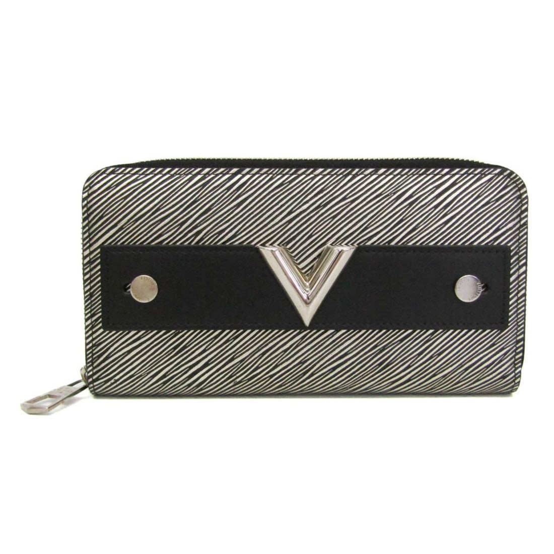 Louis Vuitton Epi Platine Essential V Zippy Wallet M62522 Men,Women Epi Leather Long Wallet: --- Catalog ---Category: SizeSize (HxWxD): 10.5cm x 19cm x 2.5cm / 4.13'' x 7.48'' x 0.98''Category: DesignType: Long wallet (bi-fold)Color: Black, SilverGender: Men,WomenClosure: ZipperMaterial: Epi 