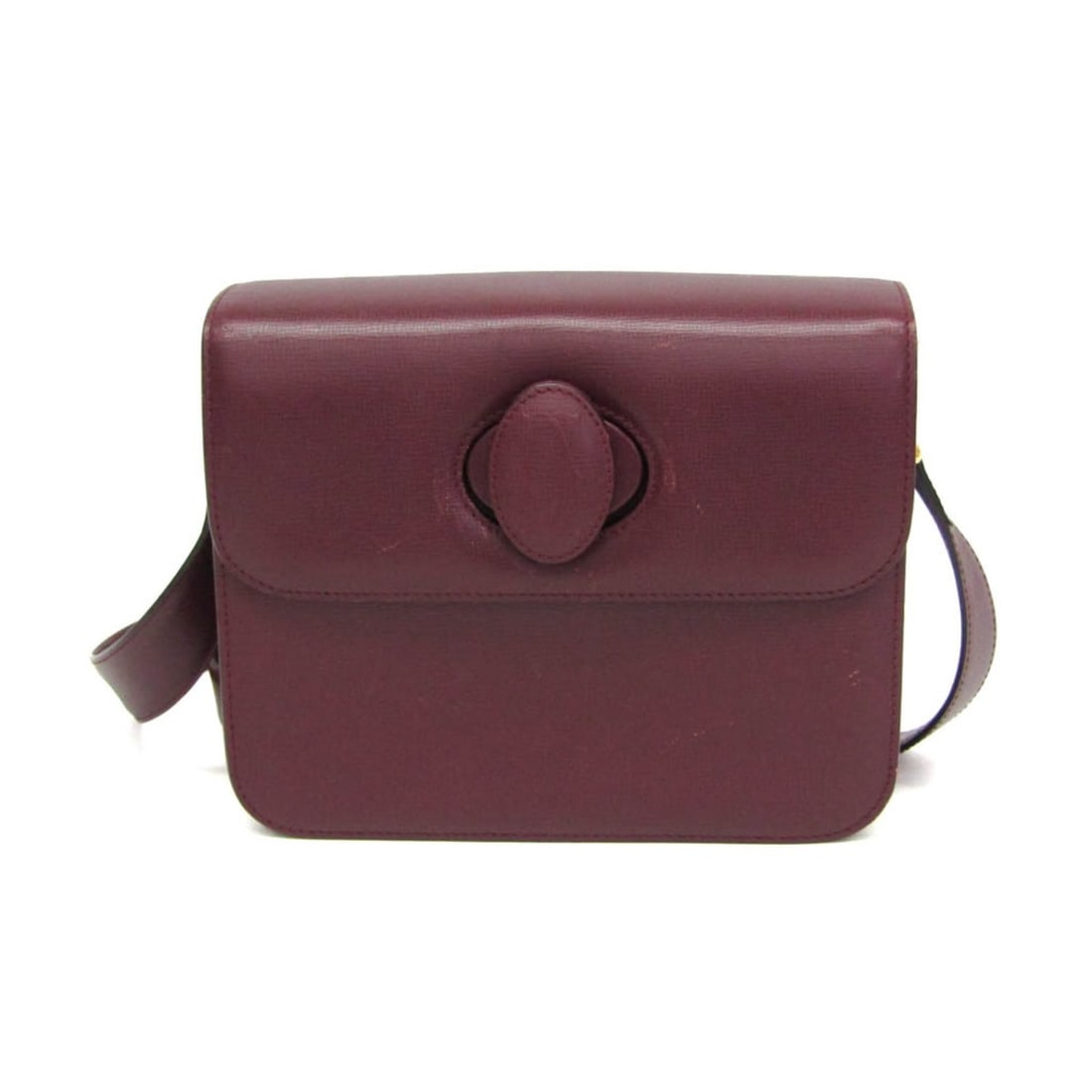 Cartier Must Women's Leather Shoulder Bag Bordeaux (1 of 19)