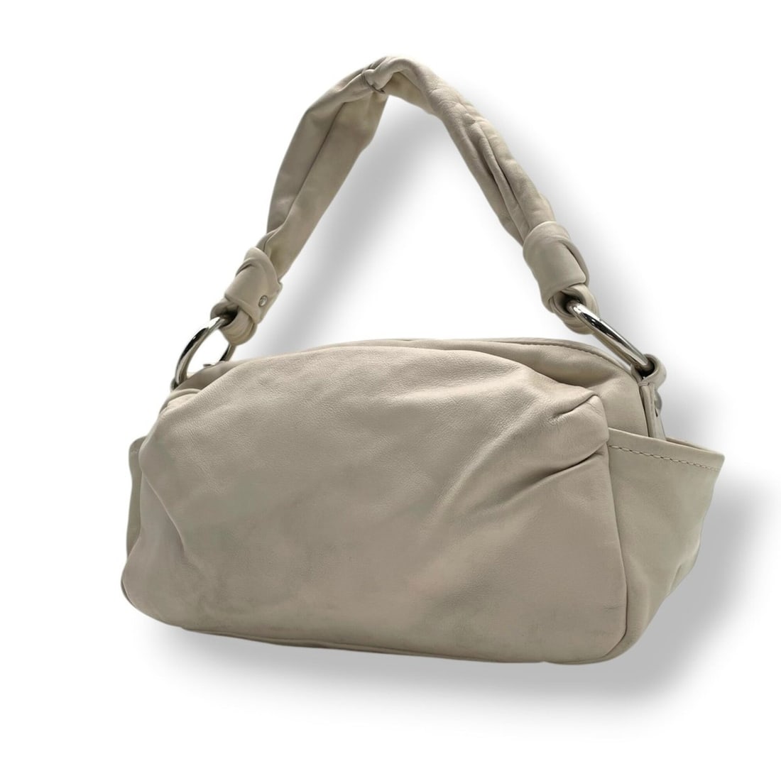 Coach COACH Shoulder Bag 13442 Parker Leather Ivory White One-Shoulder for Women with Silver: --- Catalog ---Category: SizeSize (HxWxD): 17cm x 32cm x 14cm / 6.69'' x 12.59'' x 5.51''Category: DesignType: Handbag, Shoulder bagColor: Ivory, WhiteGender: WomenMaterial: Leather Category: GeneralM