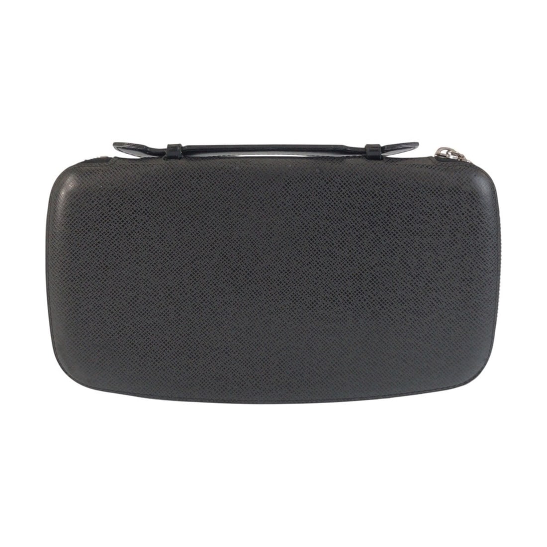 LOUIS VUITTON Taiga Atoll Black Leather Long Wallet Organizer M30652 (Black with Silver Hardware): --- Catalog ---Category: SizeSize (HxWxD): 15cm x 27cm x 2.5cm / 5.9'' x 10.62'' x 0.98''Category: DesignType: Long wallet (bi-fold)Color: BlackGender: MenMaterial: Leather Category: GeneralMPN: