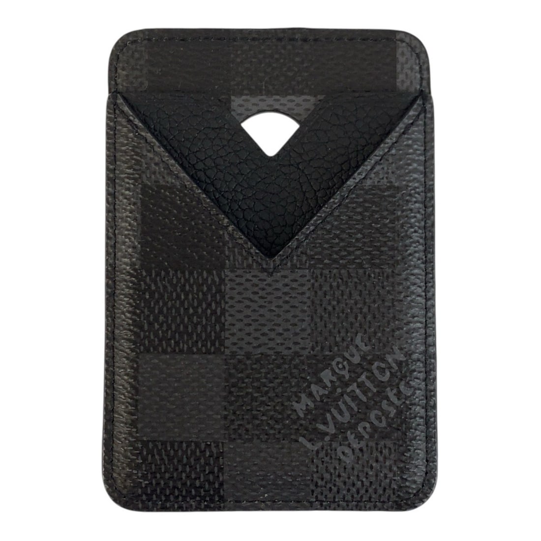 LOUIS VUITTON Damouflage Porte Cartes Magnet MagSafe Compatible Black M15097 Magnetic Business Card: --- Catalog ---Category: DesignType: Card caseColor: BlackGender: MenMaterial: PVC Category: GeneralMPN: M15097Brand: Louis VuittonCountry of Origin: FranceCategory: Physical PropertiesSize (HxWxD):