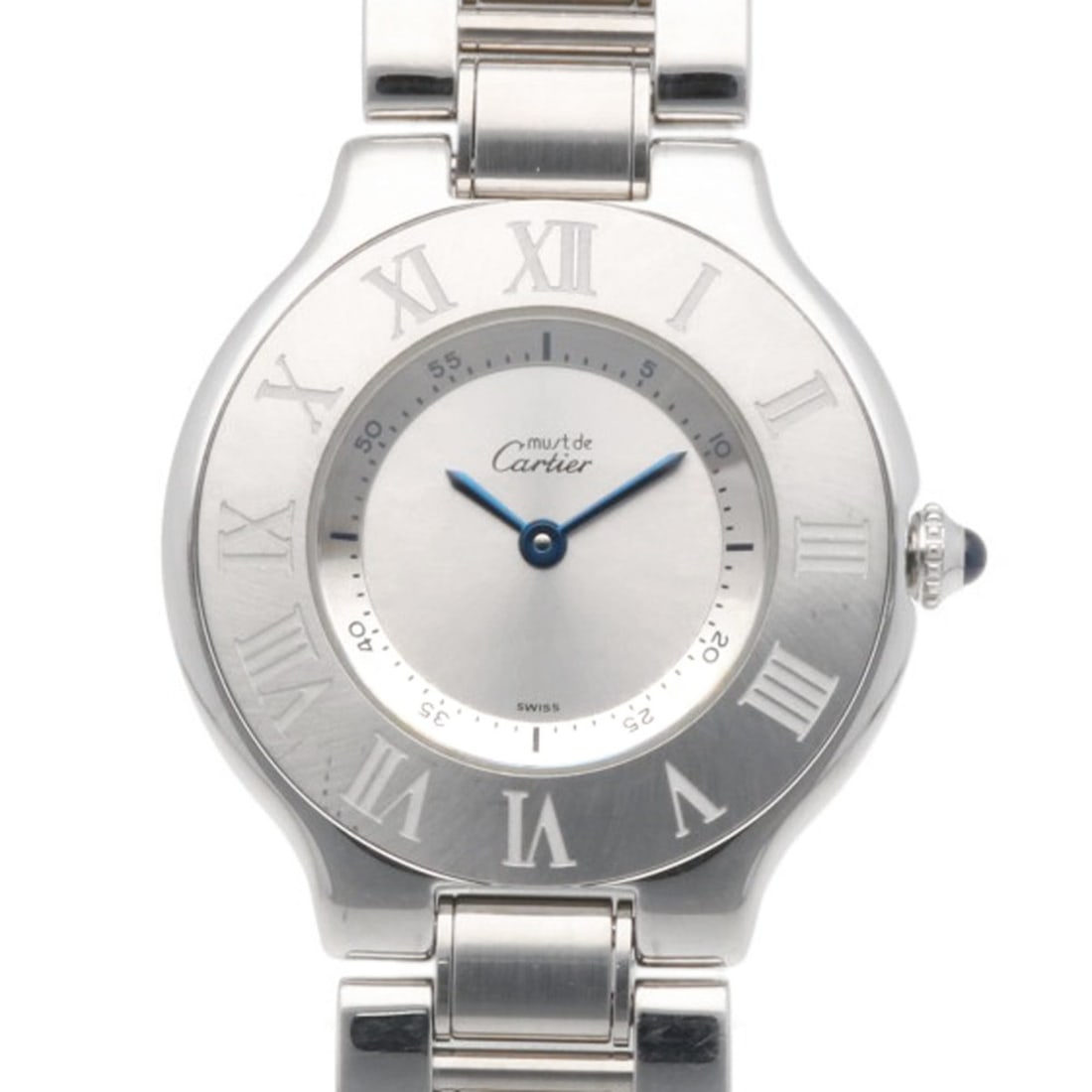 Cartier Must 21 Wristwatch, Stainless Steel Quartz, Overhauled, Ladies' Watch, CARTIER: --- Catalog ---Category: SizeWrist Size: 19cm / 7.48''Case Diameter: 31mm / 1.22''Category: DesignType: WristwatchGender: WomenMaterial (Band): Stainless steelMaterial (Case): Stainless
