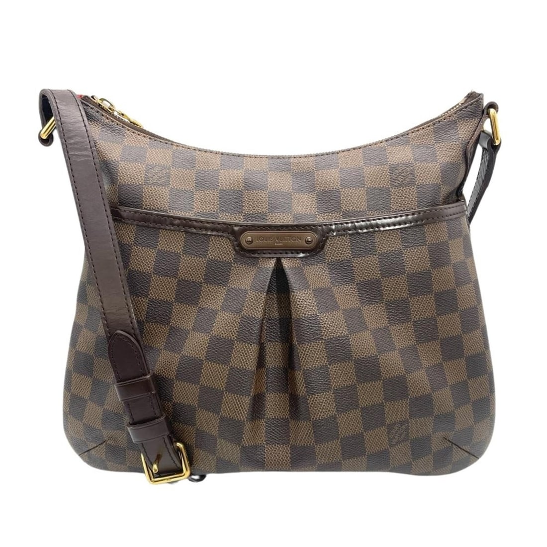 Louis Vuitton Bloomsbury PM Shoulder Bag, Damier Ebene, N42251, Brown with Gold Hardware, SP2150,: --- Catalog ---Category: SizeSize (HxWxD): 27cm x 31cm x 3cm / 10.62'' x 12.2'' x 1.18''Category: DesignType: Shoulder bagColor: BrownGender: WomenMaterial: Damier Canvas Category: GeneralMPN: N42251B