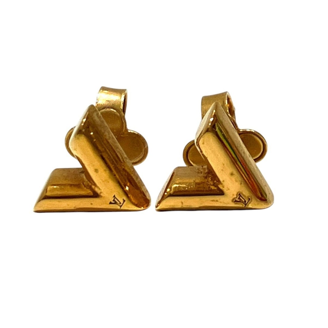 Louis Vuitton Essential V Earrings, Total Weight 2.4g, Alloy, M68153: --- Catalog ---Category: SizeSize (HxWxD): 9.00mm x 13.00mm / 0.35'' x 0.51''Category: DesignType: Stud earringsGender: Women,MenMaterial: AlloyCategory: GeneralBrand: Louis Vuitton--- Item List ---Se