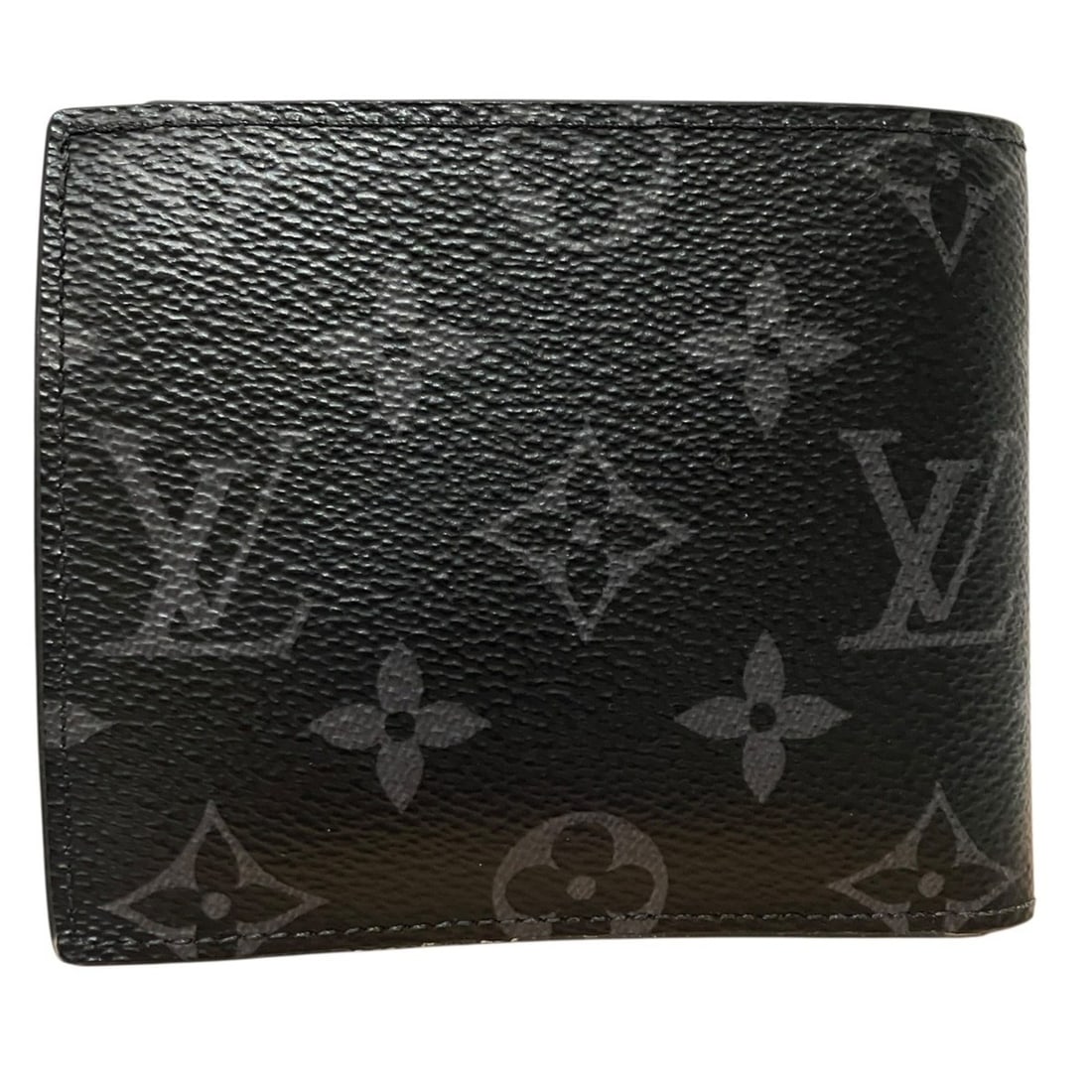 Louis Vuitton Portefeuille Marco NM Bi-fold Wallet, Monogram Eclipse, Toile Leather, M62545: --- Catalog ---Category: SizeSize (HxWxD): 9cm x 11cm x 1.5cm / 3.54'' x 4.33'' x 0.59''Category: DesignType: Wallet (bi-fold)Color: BlackGender: Women,MenMaterial: Coated canvas Category: GeneralBran
