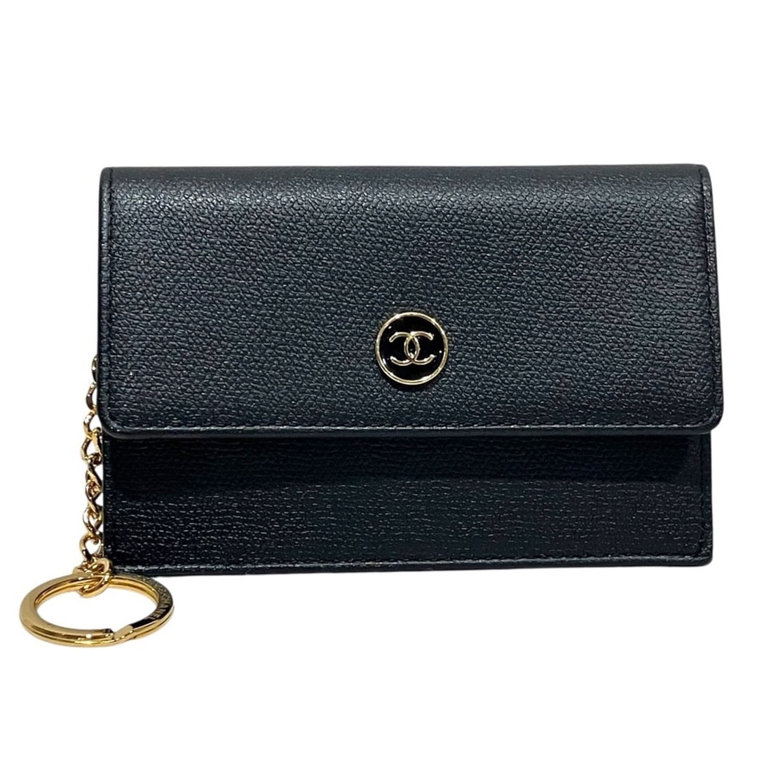 Chanel CHANEL Wallet/Coin Case Calfskin A20908: --- Catalog ---Category: SizeSize (HxWxD): 8.5cm x 12cm x 1cm / 3.34'' x 4.72'' x 0.39''Category: DesignType: Coin purse/coin caseColor: BlackGender: Women,MenMaterial: Leather Category: