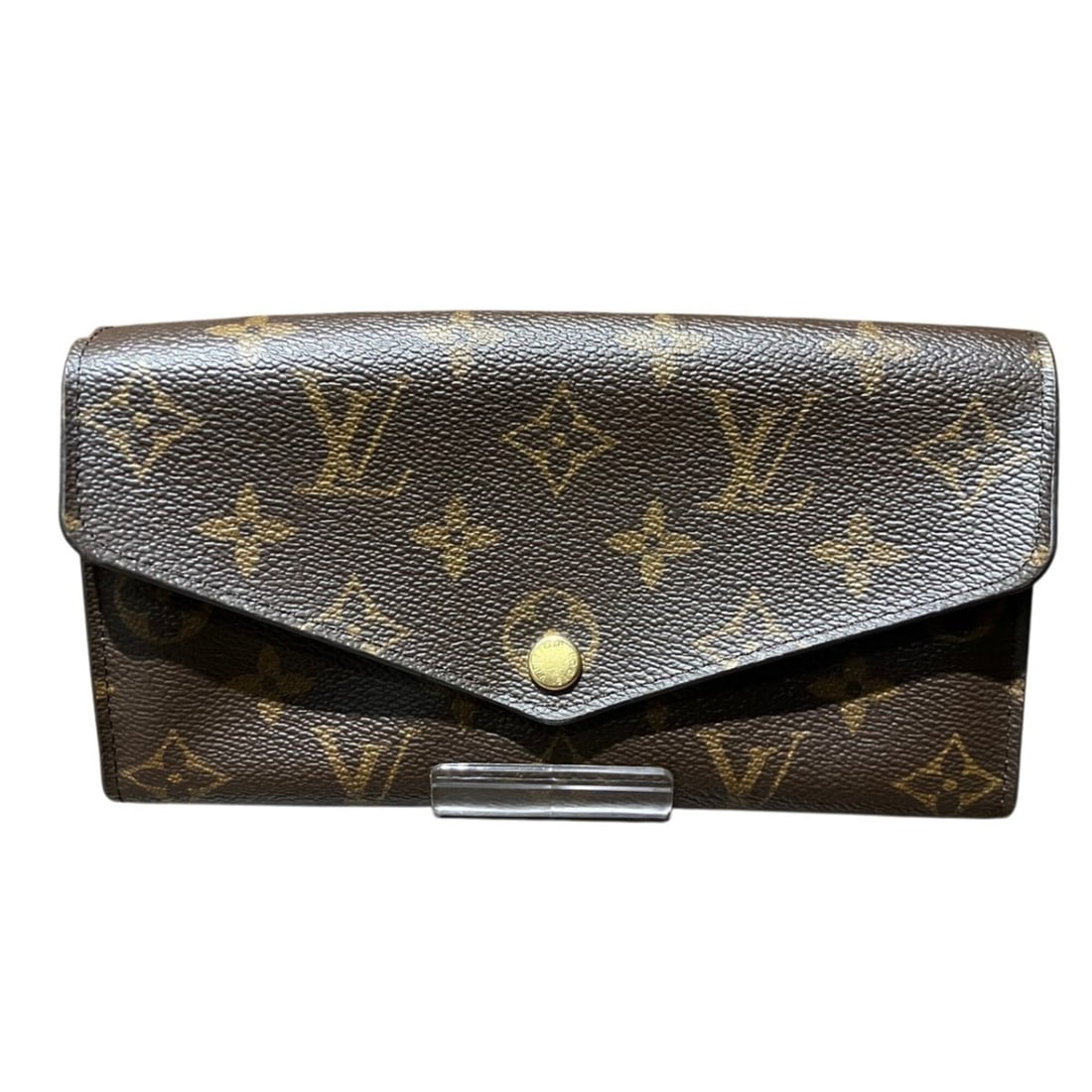 Louis Vuitton Portefeuille Sarah Long Wallet, Monogram Leather, M60531: --- Catalog ---Category: SizeSize (HxWxD): 10cm x 19cm x 2.5cm / 3.93'' x 7.48'' x 0.98''Category: DesignType: Long wallet (bi-fold)Color: BrownGender: Women,MenMaterial: Leather Category: