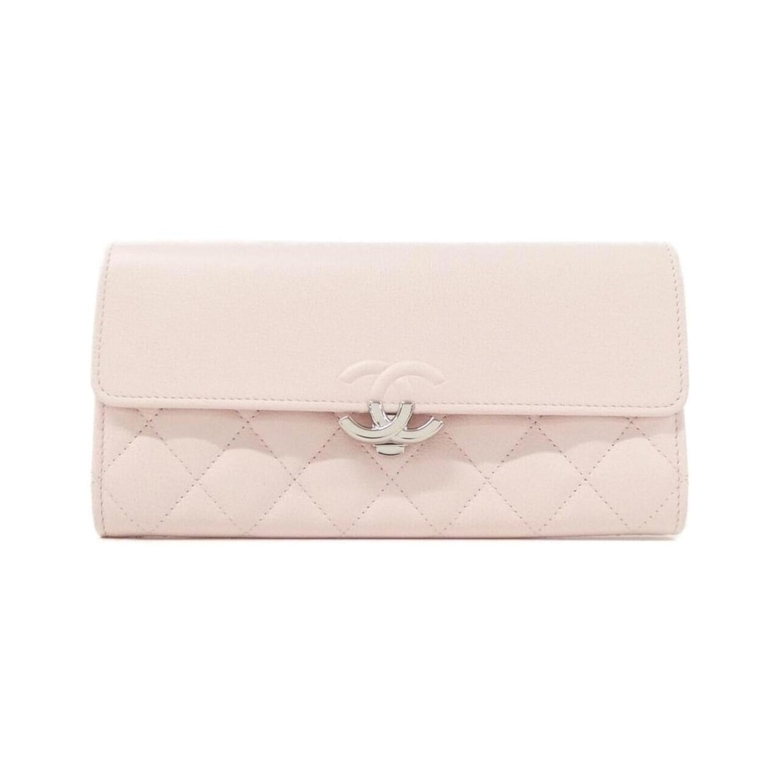 Chanel 84426 Wallet: --- Catalog ---Category: SizeSize (HxWxD): 10cm x 20cm x 3cm / 3.93'' x 7.87'' x 1.18''Category: DesignType: Long wallet (bi-fold)Color: Light pinkGender: WomenMaterial: Grained Calfskin Category: