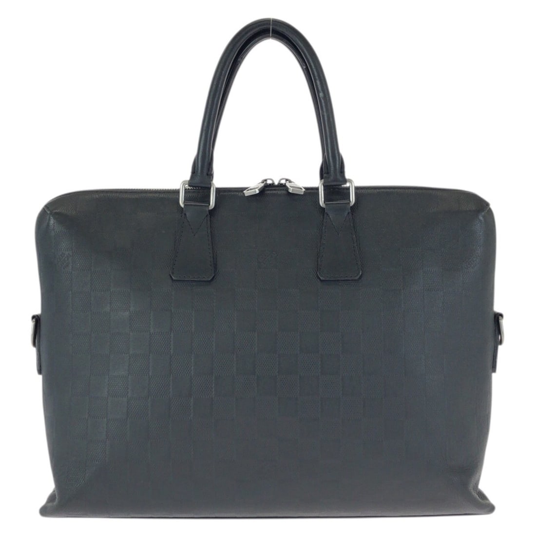 LOUIS VUITTON Damier Infini Porte Documents Jour PDJ Black Leather Business Bag Briefcase N41248: --- Catalog ---Category: SizeSize (HxWxD): 29cm x 37cm x 6cm / 11.41'' x 14.56'' x 2.36''Category: DesignType: BriefcaseColor: BlackGender: MenMaterial: Leather Category: GeneralMPN: N41248Brand: Loui