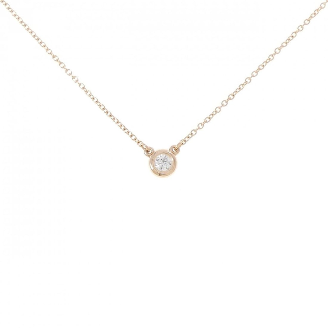 Tiffany & Co. By the Yard Necklace: --- Catalog ---Category: SizePendant Size: 5.1mm / 0.2''Neck Circumference: 41 cm / 16.14''Category: DesignStone: DiamondGender: WomenMaterial: Pink gold (18K)Necklace Type: NecklaceCategory: