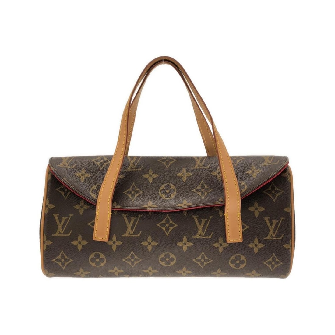 Louis Vuitton Monogram Sonatine M51902 Handbag: --- Catalog ---Category: SizeSize (HxWxD): 16cm x 27cm x 4cm / 6.29'' x 10.62'' x 1.57''Category: DesignType: HandbagColor: MarronGender: Women,MenMaterial: Coated canvas Hardware Color: