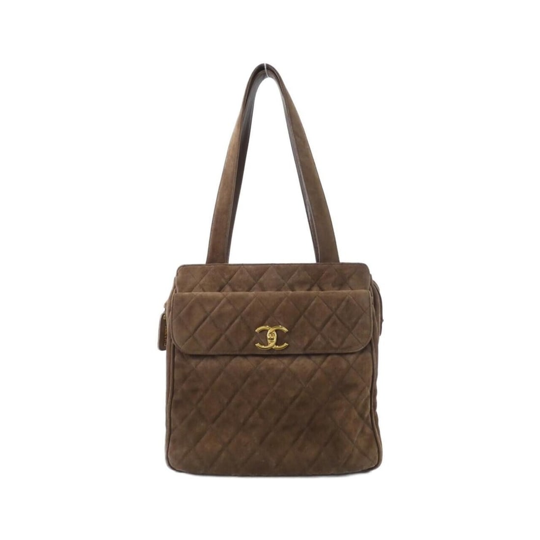 Chanel shoulder bag: --- Catalog ---Category: SizeSize (HxWxD): 29cm x 29cm x 10cm / 11.41'' x 11.41'' x 3.93''Category: DesignType: Shoulder bagColor: BrownGender: WomenMaterial: Suede Hardware Color: GoldCategory: