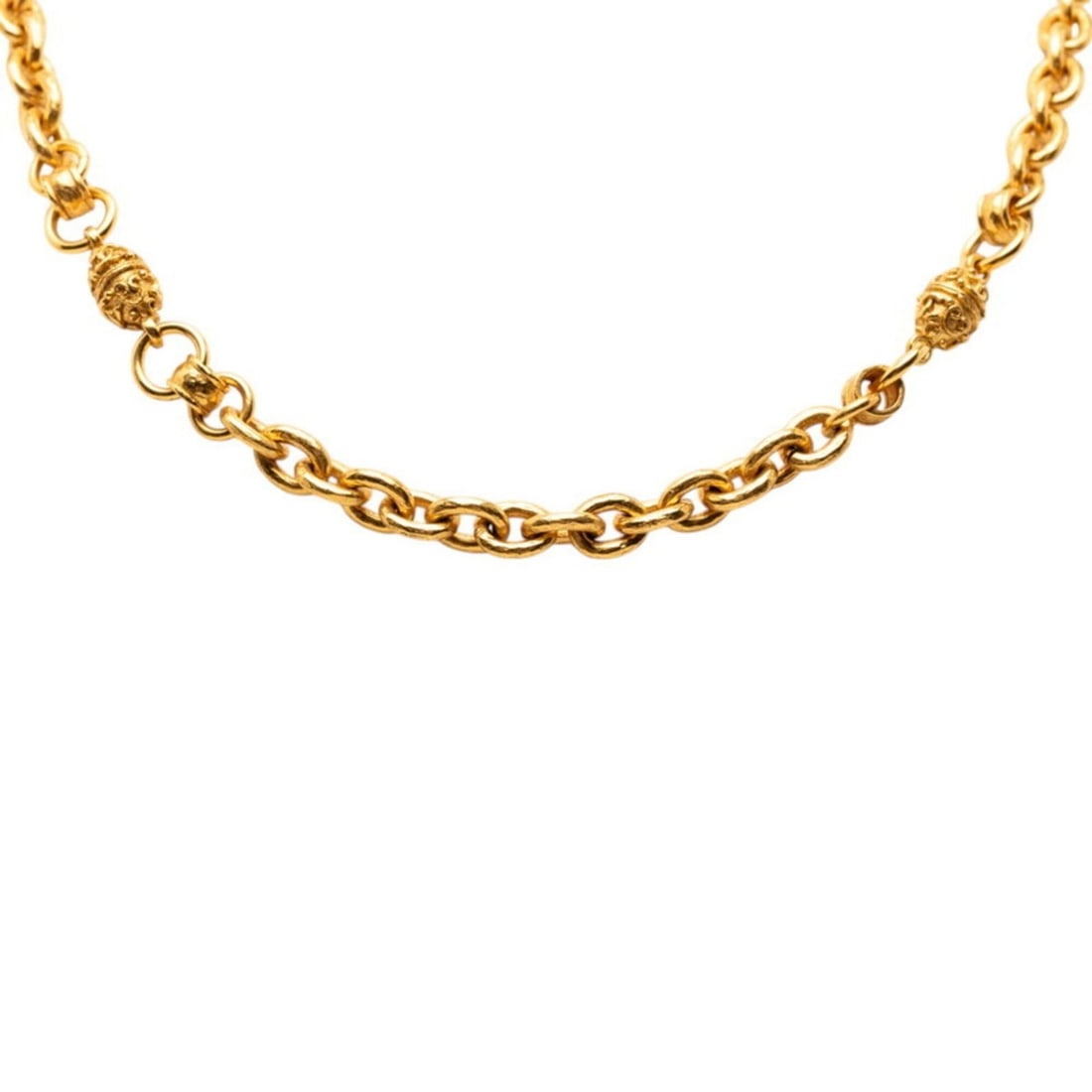 Chanel Coco Mark Long Necklace, Gold Plated, Women's CHANEL: --- Catalog ---Category: SizePendant Size: 14.1mm x 10mm / 0.55'' x 0.39''Neck Circumference: 82 cm / 32.28''Category: DesignColor: GoldGender: WomenMaterial: Gold platingNecklace Type: NecklaceCatego