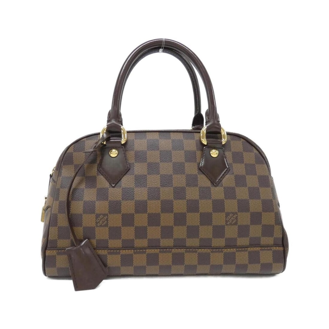Louis Vuitton Damier Duomo N60008 Handbag: --- Catalog ---Category: SizeSize (HxWxD): 21cm x 32cm x 16cm / 8.26'' x 12.59'' x 6.29''Category: DesignType: HandbagColor: Damier Canvas, EbeneGender: WomenMaterial: Coated canvas Category: GeneralM