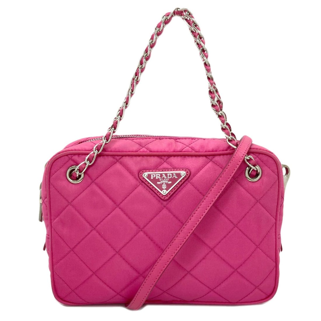 Prada Tessuto Inpunto 2-Way Shoulder Bag, Nylon, Women's PRADA (1 of 20)