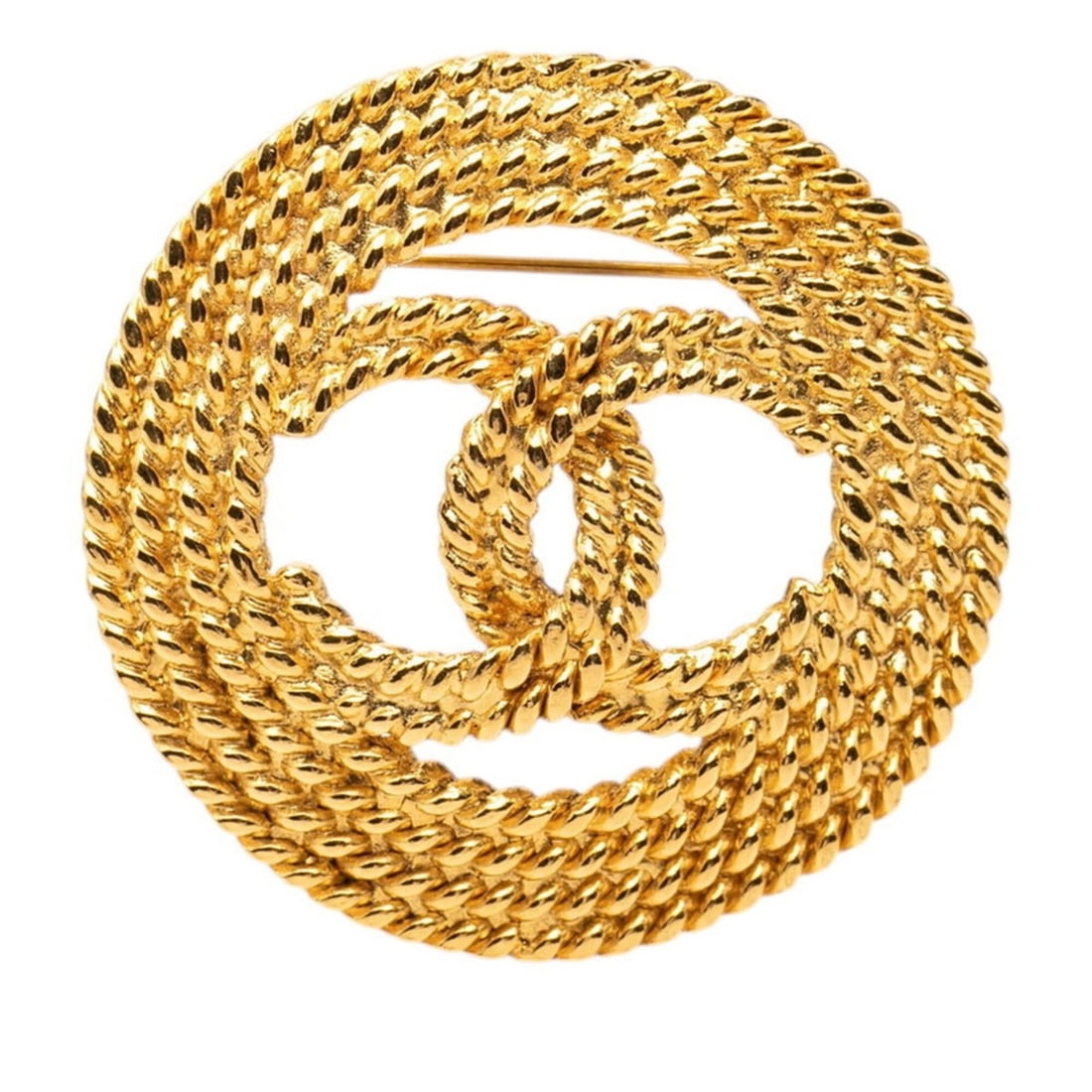 Chanel Coco Mark Vintage Brooch, Gold Plated, Women's CHANEL: --- Catalog ---Category: SizeSize (HxWxD): 4.8cm x 4.8cm / 1.88'' x 1.88''Category: DesignType: BroochColor: GoldGender: WomenMaterial: Gold platingCategory: GeneralBrand: Chanel--- Item List ---Secti