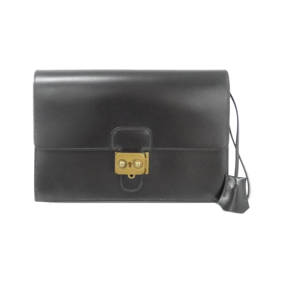 Hermes Jet Second Bag: --- Catalog ---Category: SizeSize (HxWxD): 16cm x 24cm x 3cm / 6.29'' x 9.44'' x 1.18''Category: DesignType: Clutch bagColor: BlackGender: MenMaterial: Box calf leather Hardware Color: GoldCategory: