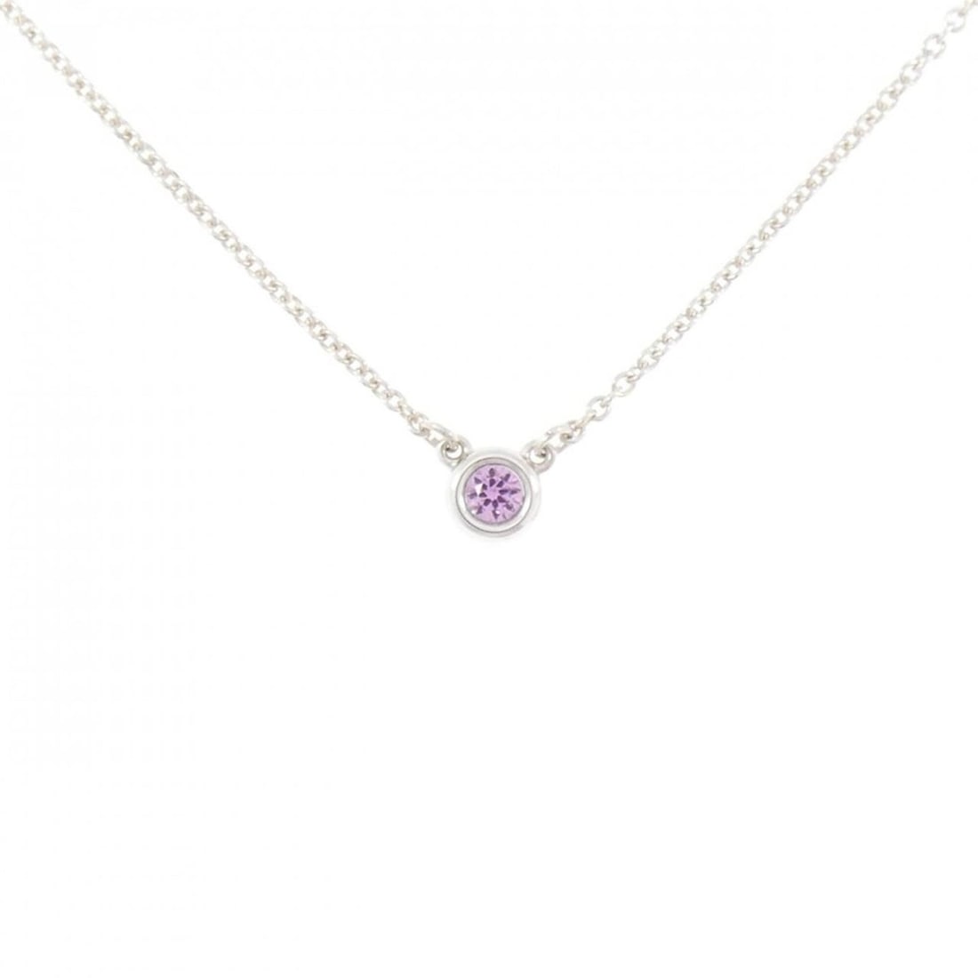 Tiffany & Co. By the Yard Necklace: --- Catalog ---Category: SizePendant Size: 4.5mm / 0.17''Neck Circumference: 41 cm / 16.14''Category: DesignStone: SapphireGender: WomenMaterial: Silver 925Necklace Type: NecklaceCategory: